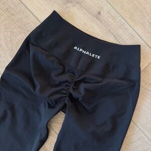 SOLD Alphalete seamless amplify black leggings